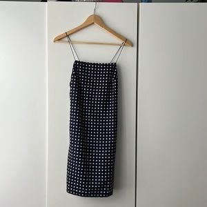 urban outfitters polka dot halter dress